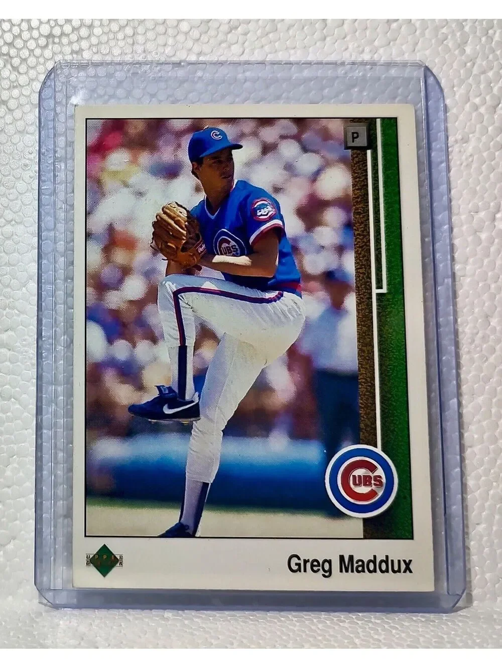 Greg Maddux 1989 Upper Deck MLB #241 Baseball Card Atlanta Chicago Cubs